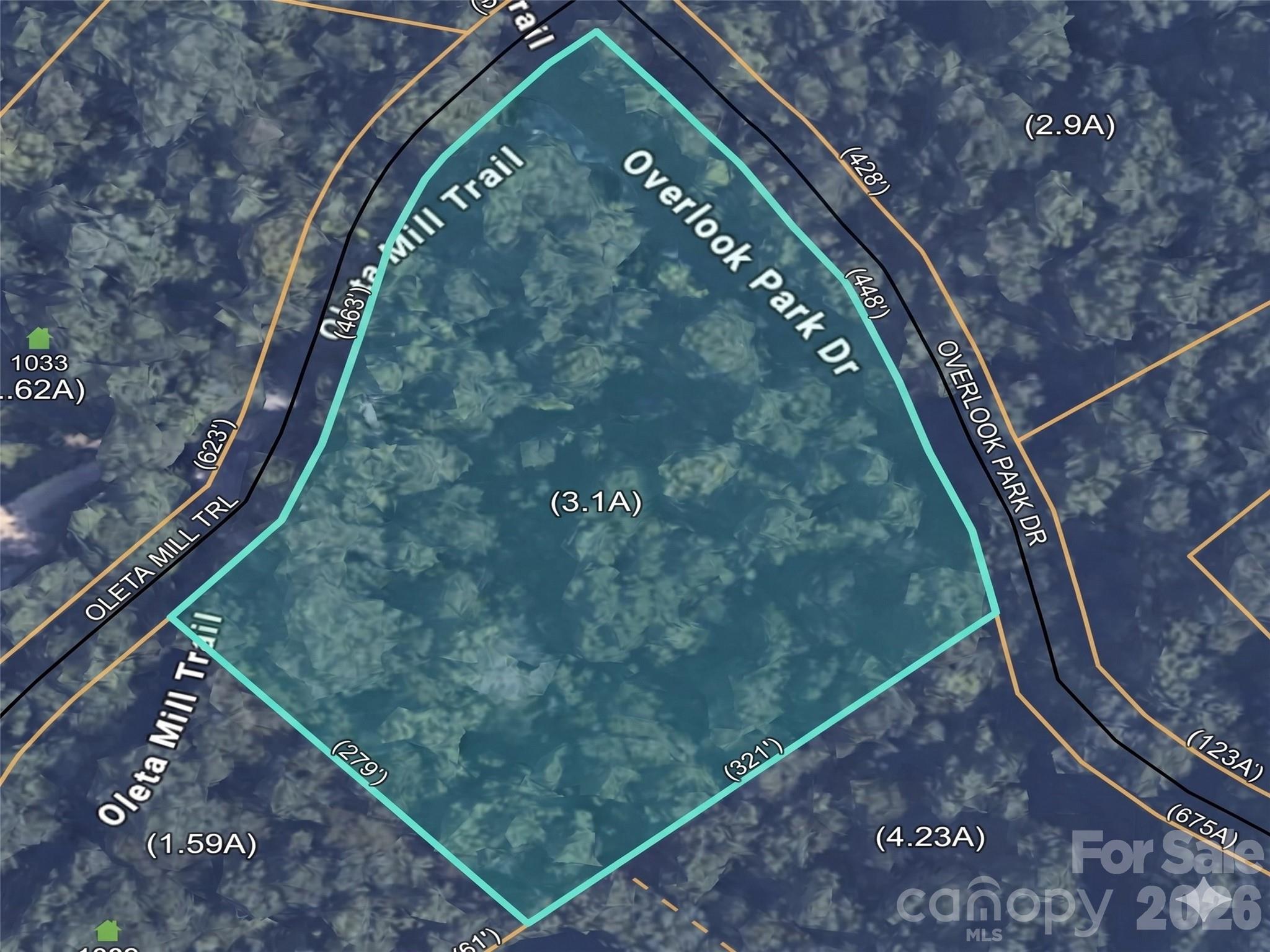Oleta Falls - Land