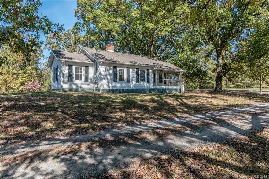 2005 home got a new roof, new appliances, and the bathroom was updated with ceramic tile flooring and tub surround, pedestal sink. Freshly painted interior including original bead board walls.  Original hardwood flooring!  Outside HVAC unit replaced in 2015.  Beautiful established trees and lawn. Sold as-is.  Pre-inspected with inspection report available upon request.