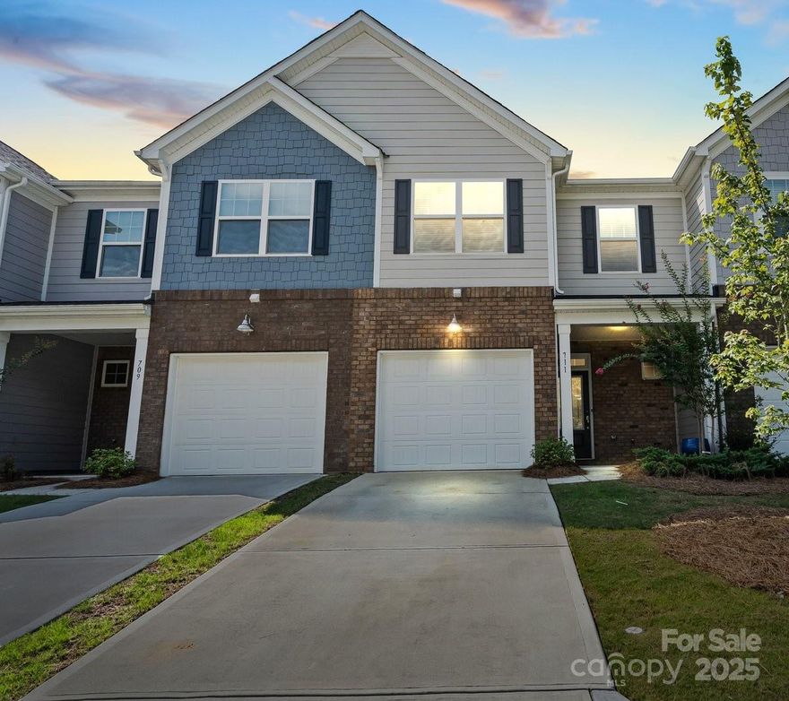 Welcome to Your Dream Townhome! Built in 2022, this beautifully maintained home offers an open layout that’s perfect for entertaining. The gorgeous kitchen features a spacious island—ideal for cooking and gathering. The primary suite is a relaxing retreat, complete with a dual vanity and a walk-in closet. With its prime location near top-rated schools, shopping, dining, and easy access to I-77, this home offers the best of both comfort and convenience. Located near the NC border, it also provides low taxes for primary home buyers, delivering exceptional value. Enjoy outdoor living on your private back patio, or take advantage of community amenities including a pool and playground. If you’re seeking move-in readiness, flexible living space, and a fantastic location, this is the opportunity you’ve been waiting for. Schedule your private tour today and experience the comfort and convenience this delightful townhome has to offer!