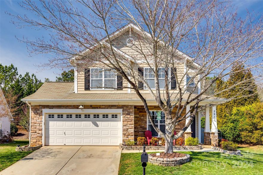 Welcome to this stunning home in the Ridge Pointe community! With a myriad of amenities, this neighborhood boasts streets illuminated by lights every 2 homes, paved walking trails, playground & an enormous community pool. In the backyard, discover your landscaped oasis featuring a firepit & pergola, ideal for gatherings & quiet evenings under the stars. LVP flooring throughout the main floor, ss appliances, Corian kitchen countertops, fireplace, storage beneath the stairs & built-in garage shelving, this home exudes luxury & functionality. Newer carpet adds plush comfort to the bedrooms & upper loft. The primary bath is a sanctuary unto itself, with a luxurious soaking tub & standing shower. Meticulously maintained & thoughtfully upgraded, this remarkable home offers an exceptional opportunity for luxurious living in a vibrant community only 4 min to the Newport Walmart! Reach out now to schedule your tour, see for yourself all this home has to offer!