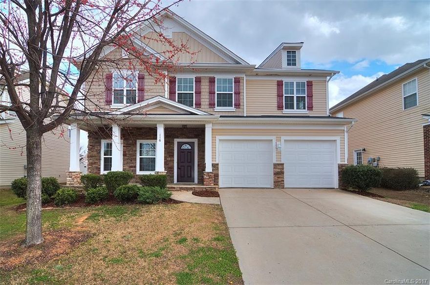 Large open concept home with upgraded features. This home has gorgeous enhancements including a gourmet kitchen with stainless steel appliances, tile back splash, hardwood floors and granite counter tops. Spacious bedrooms and walk-in closet with plenty of storage. Master bedroom and master bath. Private fenced in backyard with attached patio is great for entertaining. *** Back on the market after buyer's financing fell through