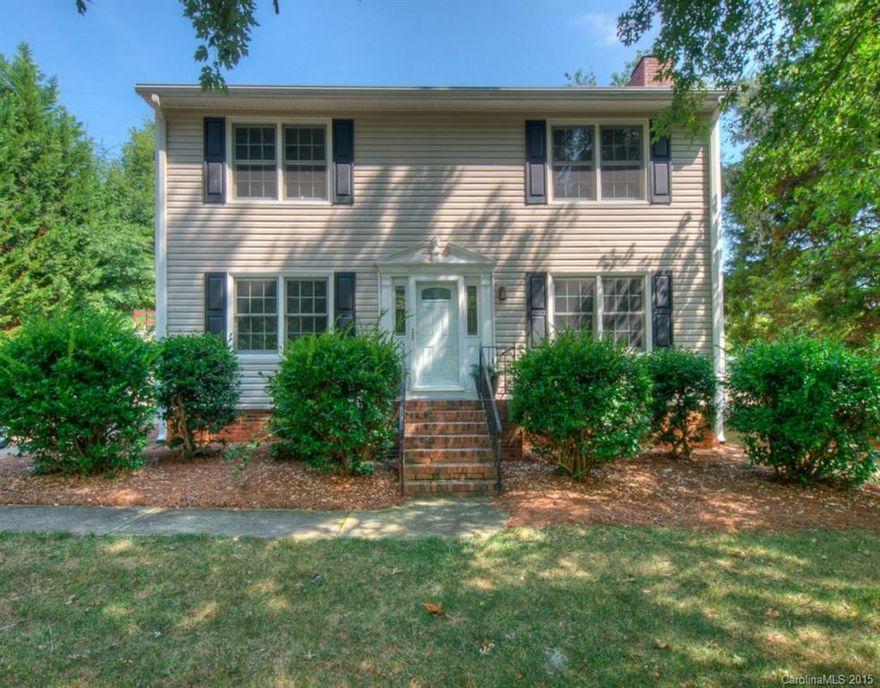 Such a wonderful home! Great room with fireplace and French doors to a large fenced yard.  The outside living space offered at this home also includes a deck w pergola on this .46 acre lot. There is nothing for you to do but move in and start enjoying! Fresh paint, new carpet, new lighting and all appliances remain!  The master suite has a huge closet and an en suite bath. The peaceful setting is still convenient to shopping and the interstate.  This neighborhood is just 25 minutes to Charlotte.