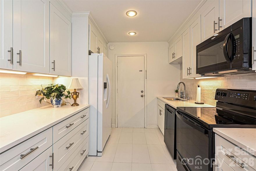 .Beautifully updated and move-in ready 3-bedroom condo in the highly desirable Franciscan Terrace community. Ideally located with convenient access to all the activities along Montford, as well as numerous restaurants, shops, and the Greenway just behind the complex.

This rare end-unit offers exceptional privacy and sits at the end of the road, minimizing traffic noise. The kitchen and both bathrooms have been completely renovated, featuring stunning quartz countertops, elegant tile floors and showers, and crisp white cabinetry. New appliances were installed in 2024.

The bedrooms feature carpet that is only one year old, with 2 walk-in closets in Primary. The interior has been freshly painted. The HVAC system was installed in 2023 and includes a one-year prepaid service plan. Durable vinyl flooring runs through the family room, dining area, and hallway, with ceramic tile in the kitchen and bathrooms.

Conveniently located near the community pool, this beautifully updated condo is truly move-in ready—just bring your furniture and enjoy.