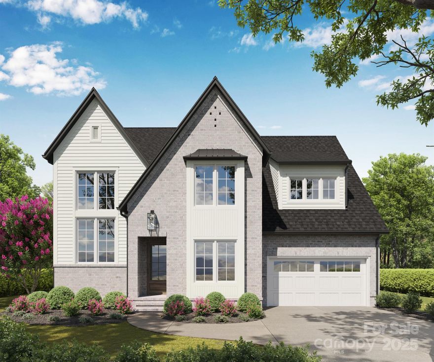 Stunning new construction in an unbeatable location! The Adler Plan offers a thoughtfully designed layout perfect for entertaining. The main level features a guest suite, study, spacious kitchen with a walk-in pantry, and an open-concept family room that flows seamlessly to the covered terrace. The oversized two-car garage includes a convenient service door to the exterior, and the well-appointed arrival center offers a mud bench, coat closet, and generous storage. Upstairs, a grand staircase leads to a luxurious primary suite with a walk-in closet and spa like bathroom, along with two secondary bedrooms each featuring en-suite baths. Additional highlights include a large game room and a versatile flex space—ideal for a home office, studio, or gym. Located just minutes from Park Road Shopping Center, SouthPark, and South End, this home combines comfort, style, and convenience.