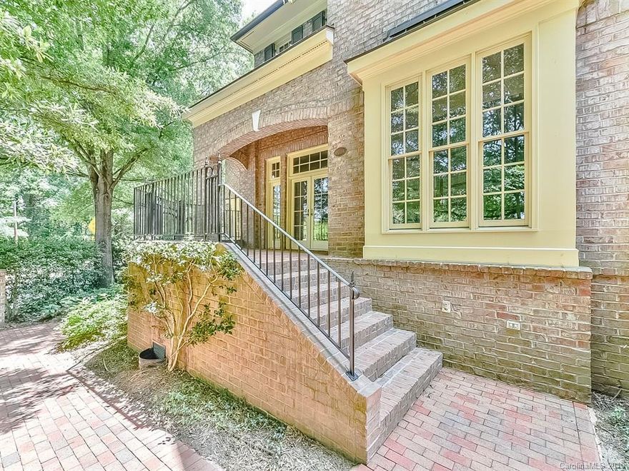 Hard to Find Updated Brick Townhome w/Attached 2 car Garage. Ideal location on the fringe of a quiet residential area, easy walk to Southpark mall, a choice of groceries, dining options & the Y. Open floorplan & a covered terrace overlooking a nice common lawn. Upgraded with stainless steel appliances, marble counters, subway tile, hardwood floors up & down, 10"ceilings, crown moldings. 3 bedrooms all with private baths. Huge master has an upfitted closet & whirlpool tub. Good attic storage.