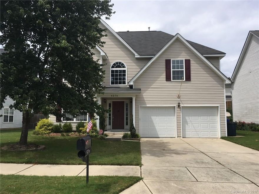 Charming home with gorgeous crown molding & arched door ways adding tons of character & personality to this 2 story Brookchase home! Gas fireplace. Beautiful wood floors. Vaulted ceilings in every bedroom! Great backyard with storage shed and privacy fence!