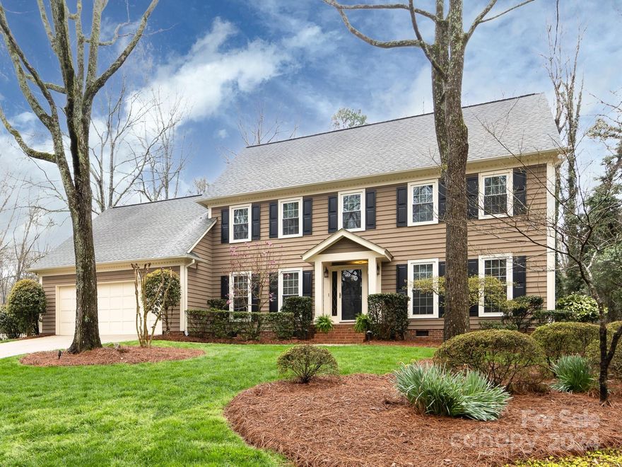 Stately two-story home in the popular Crofton neighborhood and located on a cul-de-sac lot. A 2015 renovation/addition to the home provides a new kitchen with custom cabinetry, stainless appliances, granite counters, walk-in pantry, a mud room/drop zone, fabulous laundry room and full main level bathroom.  Wood floors, neutral decor, fresh paint throughout in 2024 are also wonderful features.  Upper level includes the primary suite, 3 auxiliary bedrooms, renovated hall bathroom (2022), a bonus room accessed from back staircase and new neutral carpeting (2024).  A perfect floor plan for entertaining it has great circular flow and is light and bright as well.  This fabulous home is immaculate and move-in ready. Showings begin on 3/21 at noon. Don't miss this gorgeous home!  AGENTS, PLEASE REMOVE SHOES OR USE SHOE BOOTIES AS THE CARPET UPSTAIRS IS BRAND NEW.
