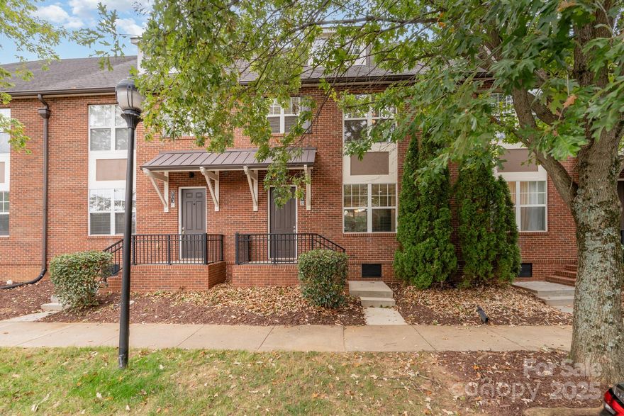 Hello Beauty! Wine nights on the private balcony, entertaining in the open concept main floor with lots of natural light and space to spread out! There is garage access on the main floor along with a 1/2 bath.
This clean and immaculately cared for home is freshly painted throughout along with newly buffed real hardwood floors as of June and brand new carpet placed in May. The washer, dryer and all appliances convey. 
Upstairs you will find the primary bedroom with large walk-in closet and bathroom along with a spacious secondary bedroom with a full bath and laundry room in between for convenience. 
The back of the townhome features the 2 car garage along with lots of privacy as there are no neighbors. 
This quiet community offers walking and sitting areas and is minutes from shopping, restaurants, nightlife and is right near the hospital and Lowes Corporate. Don't miss this like new townhome as it will not last long!