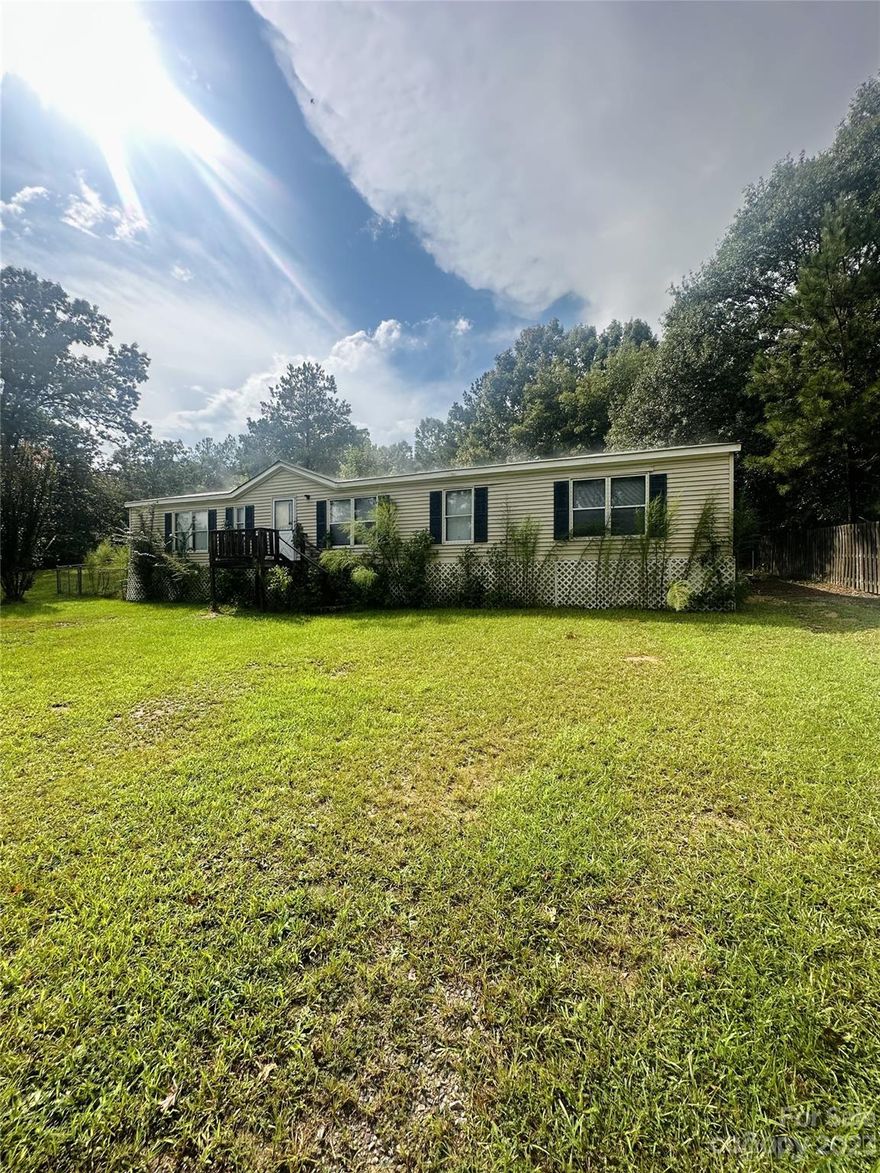 This 3 bedroom, 3 bathroom home is situated on 1.12 acres in the peaceful countryside with easy access to I-77. Enjoy the outdoor living area with a partially fenced in yard. This property also features a storage shed at the back of the property for your tools or additional storage. Property is being sold AS-IS.