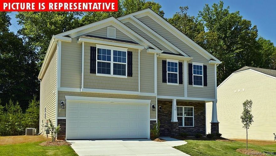 Pinehurst C floor plan with  Master on 2nd floor, Builder is offering buyer promotions of closing cost/prepaids up to 3% paid plus our Advantage Package(Stainless steel Appliances including Double door Fridge, Microwave, Smooth top stove, Garage door opener, 2" blinds & Birch Cabinets) Must use pref. lender to qualify for promotions. Hardwoods on entire first floor, this is the model and comes as is 10 yr structural Home Warranty is included