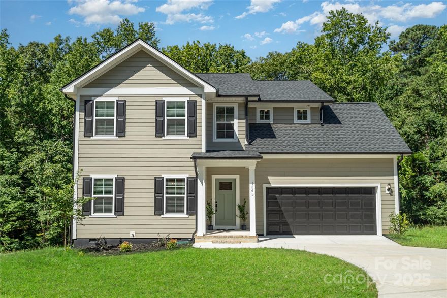 SELLER OFFERING $10K TOWARDS A 2/1 RATE BUYDOWN WITH ACCEPTABLE OFFER!!! Welcome to 1563 Riverview Circle in Fort Lawn, SC. This brand new construction home offers modern and sustainable living with luxury vinyl plank flooring and an open-concept main floor perfect for entertaining. The kitchen features a large island, white quartz countertops, soft-close white cabinets and stainless steel appliances. Step out onto the spacious back deck and enjoy a private, wooded backyard; the perfect setting for relaxing or hosting guests. Upstairs, the huge primary suite includes a cozy sitting area, dual vanities, a large tiled shower and walk in closet. Two additional bedrooms and a generous bonus room provide ample space. No HOA!! Schedule your showing today!