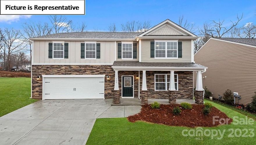 This brand-new construction home is designed for entertaining. A sizeable 2 story that has just what you need with a home office on the main level. There is so much flexibility with a total of 4 bedrooms, plus a loft upstairs and an office. Each bedroom has its very own walk-in closet. This home is nestled in a new community in the quaint town Locust. This is a great time to get into this up-and-coming town. Be sure to check out all of the new businesses on your way here. Conveniently located off of Albemarle Road, only 28 miles from uptown Charlotte. This home is an incredible value with all the benefits of new construction and a 10 yr. Home Warranty! Home is Connected package includes programmable thermostat, Z-Wave door lock and wireless switch, touchscreen control device, automation platform, video doorbell, and Amazon Echo Show and Echo Dot. All home features are subject to change without notice. Please ask agent for details!