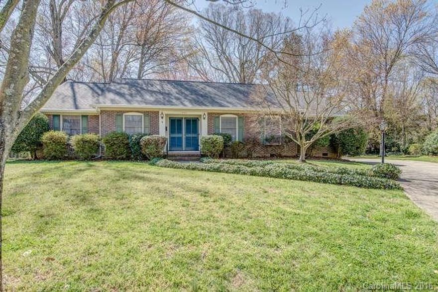 Beautiful Brick Ranch in sought after Sherwood/Kingswood neighborhood. Conveniently located just off New Hope Rd. and Garrison Blvd. Back yard is fenced around large wooden deck, Hardwoods in living areas and also  in bedrooms and hallway. Gorgeous fireplace in living room. Living rooms in back and front of home. Separate dining area and beautiful foyer