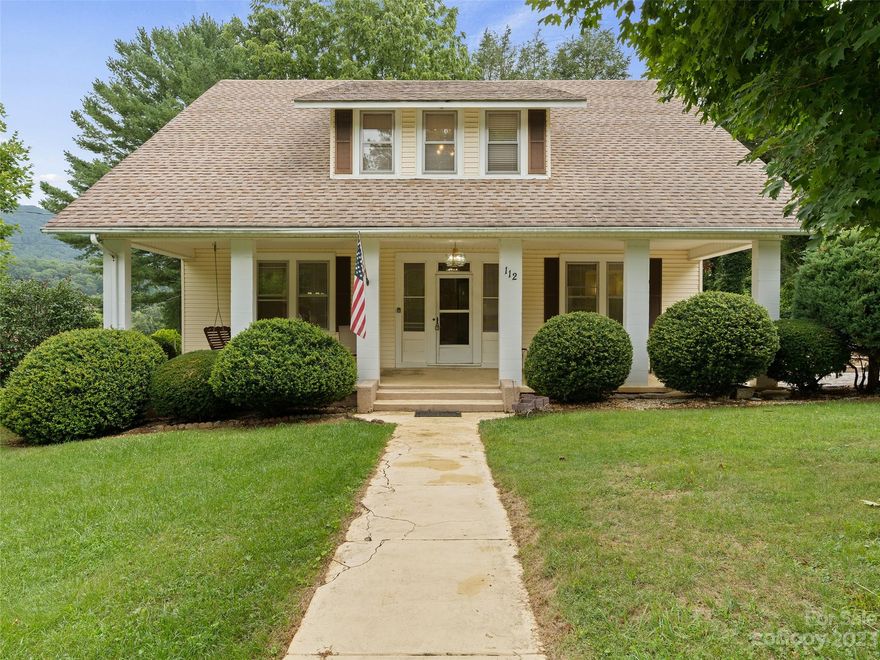 Charming vintage home in the heart of  Historic Waynesville's downtown. This home is close to shops, galleries, restaurants, craft breweries and just a short drive local golfing. 4BR/2BA home with beautiful wood floors and has retained so much of its original charm. The level yard and relaxing covered porches and decks make this a perfect place to relax or entertain. There is ample off-street parking and city water/sewer/trash pickup.