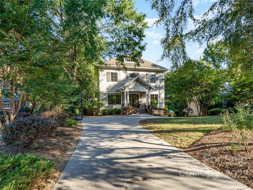 Custom luxury home in desirable Cotswold. Inviting front entry w/stone porch. Formal dining w/ triple windows & coffered ceiling. Directly across is a home office w/beautiful custom builtins filled w/ natural light. Great room w/gas log fireplace/builtins-Opens to kitchen, & offers access to screened porch & rear deck. Kitchen w/ island, & large breakfast area. Quartzite counter tops, SS appliances, double ovens, & Thermador gas range w/hood. Custom bar w/beverage refrigerator & ice maker. Primary suite is loaded w/ natural light. Ensuite bath w/ double vanities, granite counters, seamless glass dual head shower, large separate tub, & walk in closet. Spacious walk out basement w/full bath, media room, work out room, & great flex space. 3rd floor Bonus room with built in wet bar. Elevator access on each floor. Fully fenced private backyard oasis w/mature landscaping. Amazing walk in attic storage. 2 car garage w/ EV plugin/cabinet storage. 200 Gallon rainwater cistern.