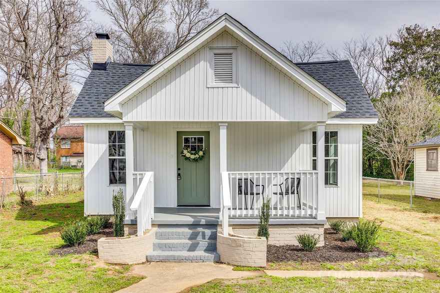 Welcome to this newly renovated 3-bedroom home in the heart of downtown Rock Hill. Step inside to find brand-new LVP flooring throughout, creating a sleek and seamless look. The kitchen boasts stainless steel appliances, quartz countertops, and stylish finishes. Home also features a new water heater, new roof, new siding, new windows, new exterior doors (November 2024). Backyard is spacious yard, perfect for outdoor entertaining, and a prime location close to shops, dining, and major highways. Don’t miss this incredible opportunity—schedule your showing today! Agent related to Seller.