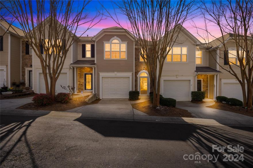 Welcome home to this stunning 3-bedroom, 2.5-bathroom townhome featuring an attached 1 car garage. Step inside to discover newer flooring throughout the living areas and bedrooms as well as updated kitchen appliances. 
Enjoy ample living space with the open-concept design, featuring a cozy gas fireplace and a kitchen with eat-in area. Upstairs, you'll find two generously sized bedrooms complete with walk-in closets, and a primary bedroom featuring a vaulted ceiling and en-suite bath with a relaxing garden tub.
Convenience is key with this townhome's proximity to community visitor parking. Plus, residents enjoy access to the community pool, picnic area, basketball courts, and playgrounds, providing endless opportunities for recreation and relaxation. 
Located in the sought-after Fort Mill school district and conveniently situated off Gold Hill, this home offers quality education and easy access to everyday amenities. Don't miss out on the chance to make this your new home sweet home!
