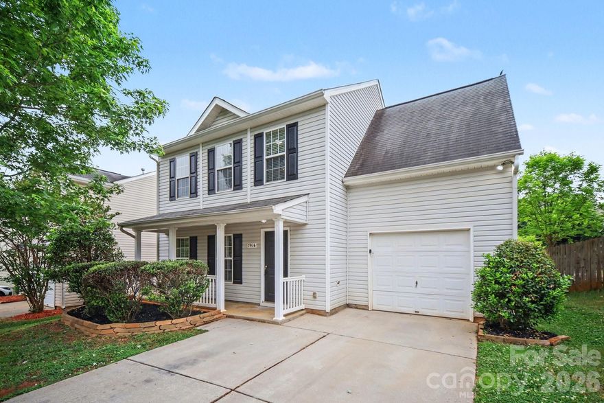 Experience the perfect blend of style and convenience in this move-in ready 4-bedroom, 2.5-bathroom home located in the desirable Hathaway Hills neighborhood. The interior features an inviting open floor plan, creating a seamless and airy flow throughout the main living areas that is perfect for both daily living and entertaining. The heart of the home is the updated eat-in kitchen, which boasts elegant granite countertops and modern stainless-steel appliances. Designed with functionality in mind, the layout includes a spacious primary suite featuring a large walk-in closet and an attached ensuite bathroom complete with double sinks. Ideally located for a smooth commute and weekend fun, this home is just minutes away from the Charlotte Douglas International Airport and the outdoor adventures at the U.S. National Whitewater Center. This home combines comfort, style, and accessibility. Schedule your private showing today!