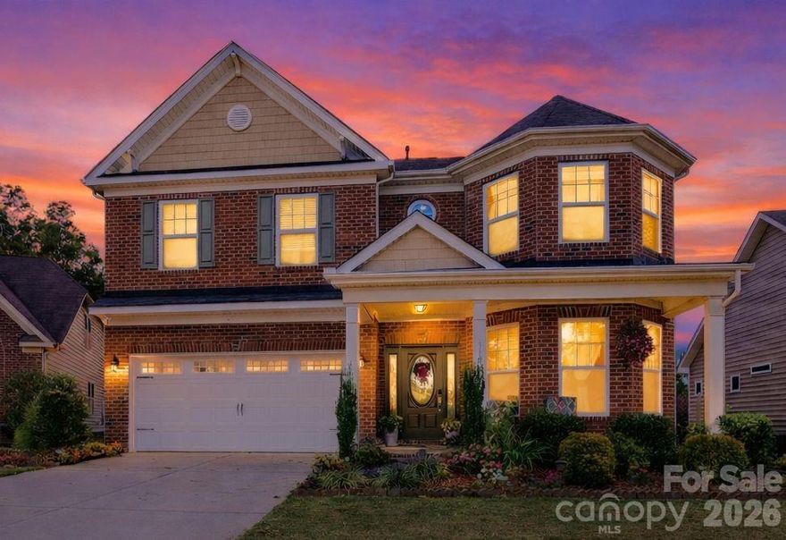 Welcome to Timberwood, one of Rock Hill’s most sought-after neighborhoods! This stunning 6BR/3BA home is truly one of a kind—the only full-brick home in the community. Offering exceptional living space thoughtfully designed for comfort and convenience.  This beautifully designed home features deep rich hardwood floors thoughout the main floor living area. The kitchen is a chef’s dream with abundant cabinet and counter space, an oversized  granite island, walk-in pantry, and butler’s pantry right off the kitchen. Enjoy casual mornings in the bright breakfast area, or host gatherings in the formal dining room. The family room has gas log fireplace providing a cozy retreat, while the office with French doors is perfect for working from home. The guest bedroom located on the main level with a full bathroom offers visitor flexibility or multi-generational living.  The Hardwood floors continue up the stairs onto the large landing that leads into the extra large master suite with tray ceiling. Ensuite batroom has double vanity with granite countertops, makeup area, garden tub and walk in shower.  Large walk in closet right off the master bath.  Outside you can relax on the charming front porch in your rocking chair, or entertain in the spacious fenced in backyard with patio ideal for grilling and unwinding. 

Additional highlights include a two-car garage and two laundry areas. Timberwood offers unmatched convenienceclose to shopping, dining, Hwy 77, and Lake Wylie access at Ebenezer Park. With its rare full-brick construction and timeless design, this is the one you’ve been waiting for—welcome home!