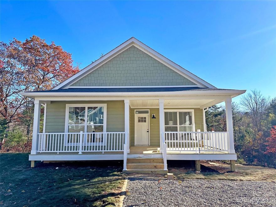 This newly constructed, 3-bedroom, 2-bath home features a gorgeous open concept kitchen-living-dining floor plan that was thoughtfully designed to appeal to all buyers. The front porch will allow for relaxation while soaking in the mountain views! The kitchen boasts granite countertops, stainless steel appliances, and shaker-style cabinetry. The layout features a large island perfect for entertaining. The owner’s bedroom suite is a retreat of its own with a large shower, double vanity, and sizable walk-in closet. The lower level includes a large unfinished bonus space that could be easily finished to become your studio guest apartment or workshop. The exterior is sided with ColorPlus by Hardie and finished with craftsman decorative details. The property is ideally located 1.5 miles from downtown Black Mountain and 15 minutes to Asheville. This home is part of the brand-new Padgett Place neighborhood quickly becoming one of WNC's best.