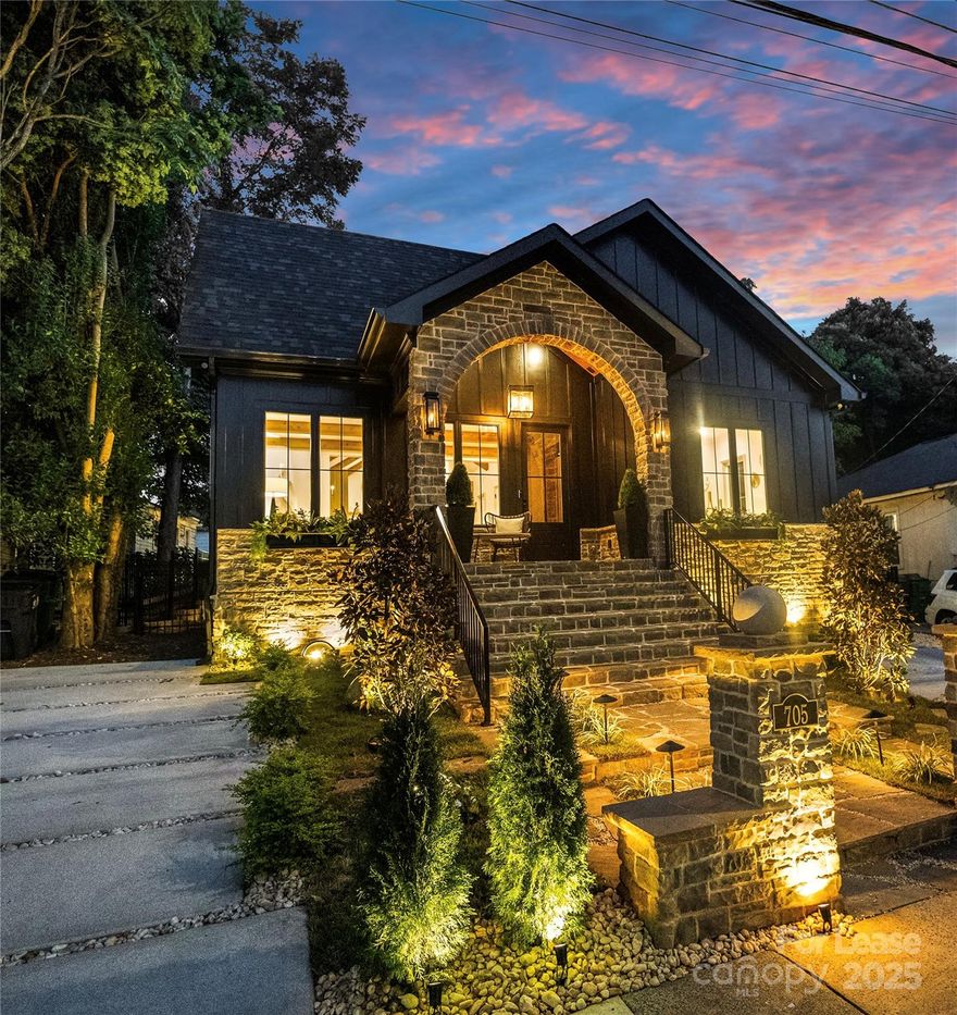 Welcome to this new construction masterpiece in Midtown Charlotte, crafted by Modern Living Group to honor the neighborhood’s historic charm while introducing modern sophistication with respect to the tradition. Just minutes from Uptown, South End, and Elizabeth, this home perfectly blends timeless architecture, premium finishes, and energy efficiency.

The exterior showcases architectural landscaping and full property lighting, while the interior features hardwood floors, custom trims and doors, and Visual Comfort lighting for an elegant, light-filled atmosphere. The open layout connects the great room to a designer kitchen with custom cabinetry, Ann Saks marble backsplash and tiles, premium countertops, and professional-grade appliances—a perfect blend of beauty and function.

Built for comfort and sustainability, the home includes spray-foam insulation, a sealed crawlspace, and a conditioned attic for maximum energy performance. Bathrooms are spa-inspired with Ann Sacks tiles, frameless glass showers, and premium plumbing fixture with smart and thankless toilet.

Each bedroom, especially the primary suite, feels spacious, bright, and serene.

Modern touches include automatic smart power shades and exterior landscape lighting, built-in robotic vacuum, and high-speed internet, delivering effortless luxury with Italian furniture 

A fully detached ADU at the rear matches the main home’s quality, featuring its own address, utilities, kitchen, full bath, and central HVAC—ideal for guests or executive rental.

Located in one of Charlotte’s most desirable neighborhoods, this home captures Modern Living Development’s mission: to create homes that blend classic character with innovative design.

Both units Available furnished with full kitchen requirement. Weekly cleaning, landscaping, and high-speed internet included. This home includes a fully equipped kitchen with all necessary items for everyday living. Provided for tenant use are cookware, pots and pans, utensils, dinnerware, glassware, basic kitchen tools, and small appliances. The kitchen is move-in ready, allowing tenants to cook and prepare meals without the need to purchase additional essentials