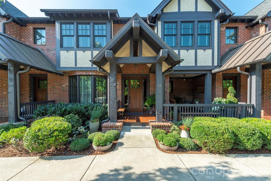 This immaculate townhome is in the Village of Cheshire, less than a mile from downtown Black Mountain. Cheshire has parks and green space throughout. Walk to three restaurants within Cheshire, and on creekside trails to the Y gym and pool, or the Sports Club for racquetball. There is a community garden, a playground, and a postal shed where you can meet your neighbors.

The townhome has three bedrooms, each with a full bath, including the master on main. There are two living areas, a well appointed kitchen with stainless appliances and stone counter tops, a sizable dining room, a loft office and game area, half bath, laundry room, and butler's pantry. There is custom built storage in the two car garage, the pantry, and all closets. The home has a southern exposure, with a wall of windows for a clear view of the Swannanoa Mountain range. All windows have custom blinds, and the upper loft windows have motorized blinds for ease of use.

There is a comfortable front porch with a ceiling fan at the entry, and a private rear deck with ceiling fan and motorized privacy shade.

The HOAs provide all exterior maintenance, including painting, roofing, and landscaping. An excellent home for full time enjoyment or short term rental.