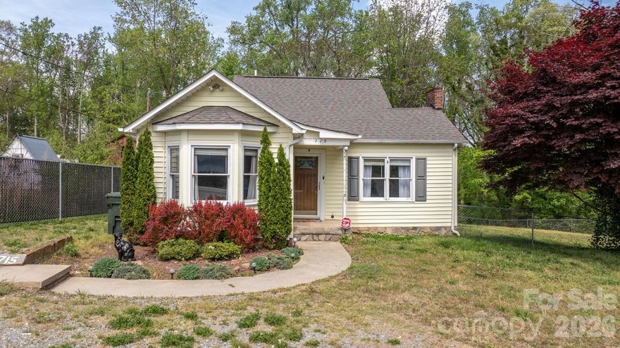 2-bedroom, 1-bath home located in Hudson, NC! This property features hardwood floors that add warmth and character throughout the home. The cozy living room is highlighted by a fireplace, creating the perfect space to relax and unwind. The kitchen is equipped with a natural gas range. A natural gas water heater adds efficiency and convenience. For added peace of mind, the home is also equipped with a CPI security system.

Step outside to enjoy a fully fenced backyard, ideal for pets, play, or entertaining. Relax or host gatherings on the back deck overlooking the yard. The property also includes two storage buildings, providing plenty of space for tools, hobbies, or extra storage needs.