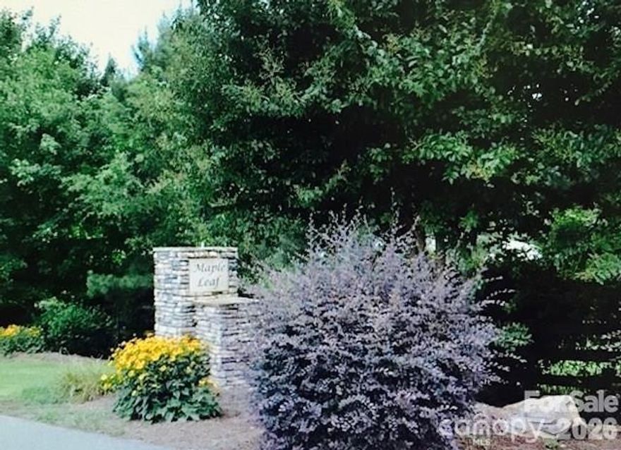 OVER HALF ACRE LOT in quiet established neighborhood. Nicely wooded lot in Cul-de-sac. Maple Leaf Subdivision is a much sought after neighborhood of custom build homes. Peaceful neighborhood. Great location with easy access to shopping, schools, dining, etc. SOIL TEST DONE (good until 2027) and is attached. North Lincoln School District. Septic needed, County water (tap fee required). Bring your own builder or contact LA for reputable local custom home builder. CCR's attached. 2000 sq ft min to build w/basement, 2200 sq ft min w/o basement.