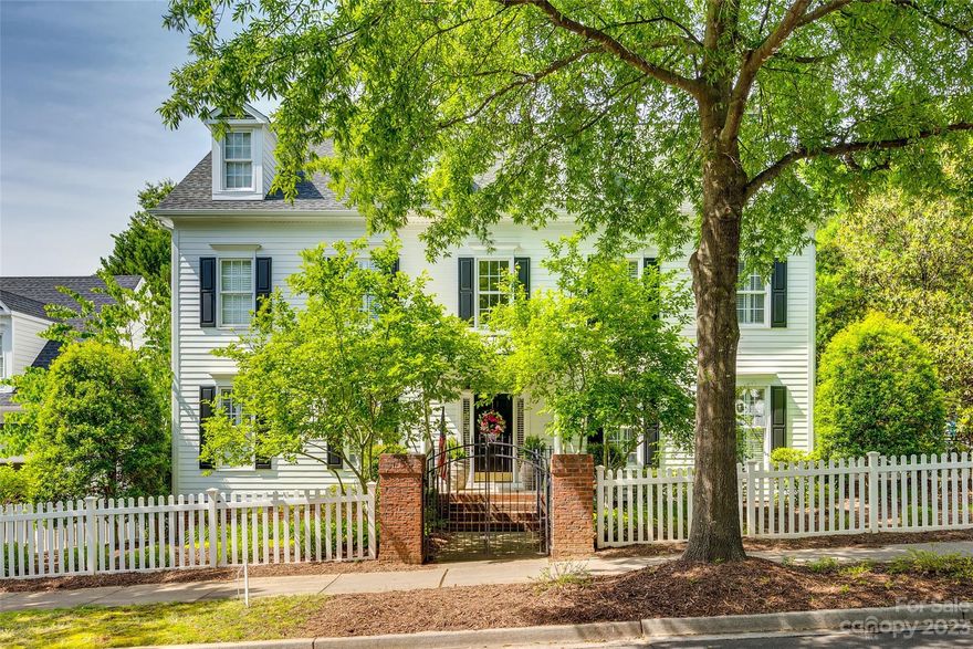 Prime location in Baxter Village! Just two blocks to the shopping and dining district (shops, restaurants, wine bar, coffee shop, ice cream, yoga, etc. One owner THREE STORY home with 4 bedrooms, including a huge almost 400 sq ft primary bedroom and 2.5 bathrooms. Screened in back patio overlooking a beautiful private backyard. Includes a fully fenced in lot with mature trees and landscaping. A classic well cared for beauty with top schools and all that Baxter Village has to offer, including multiple pools, walking trails, tennis courts, and more! No golf cart needed here.....just walk to everything!