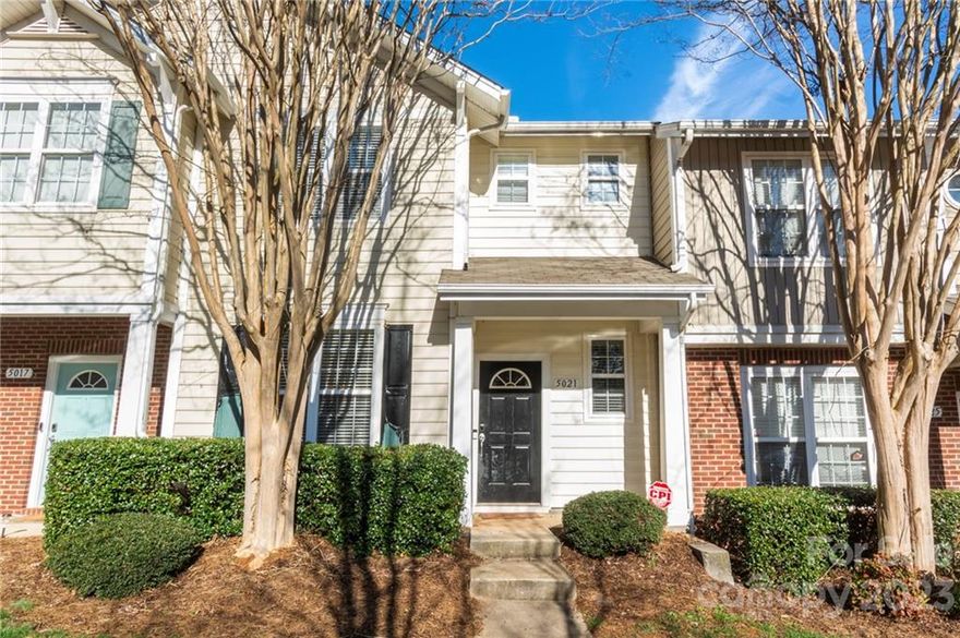 Gorgeous 2 story unit, updated townhome located in The Villages of Avonlea. As you enter you will notice the wonderful natural light and open floor plan. The main floor has large living room with nice size dining and kitchen. All appliances convey  updated kitchen with granite countertops, backsplash, Stainless Steele appliances (not including refrigerator and washer/dryer), and LVP flooring. The second floor features 3 bedrooms, two bathrooms & laundry area. Great neighborhood in a highly desirable area in Charlotte. Easy access to to I-77, I -85, I -485, shopping centers, restaurants, and more. New construction similar in sqft is selling for over $300K. Don’t miss this one!!