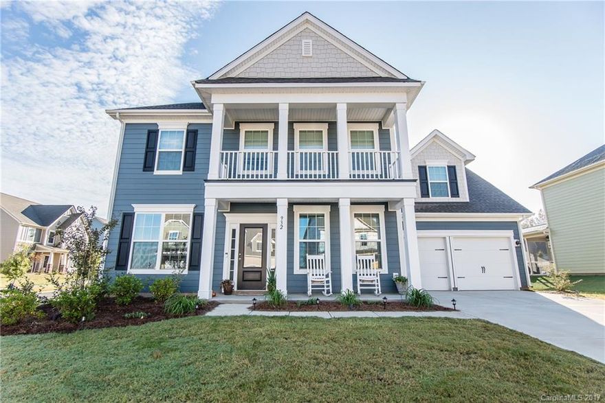 IMMACULATE Hadley floorplan on a large, corner lot with hardwood floors, guest suite on main, crown molding/wainscoting/custom trimwork throughout, custom lighting, pendant lighting over kitchen island, upgraded granite/backsplash, screened porch addition, nightscaping/landscaping, fenced & flat backyard. Why wait to build? The seller has made this home move-in ready for the next owners.