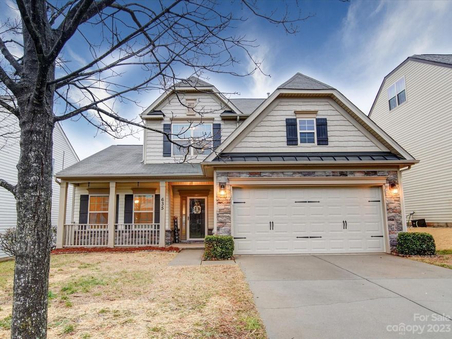 Location is everything!  Charming four bedroom home with a master suite on the main level located in sought after Fort Mill, with award winning schools. Enjoy the inviting open floor plan, featuring granite countertops and stylish wide plank hardwood floors.  This home combines modern elegance with comfort, creating a perfect space for both family living and entertaining.  The kitchen provides ample counter and cabinet space and is open to the breakfast area and the great room.  The community offers a club house, outdoor pool and playground with a very low HOA.    Don't miss the opportunity to call this beautiful property your home!