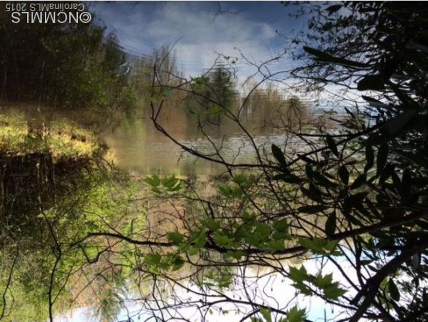 Gently rolling wooded lot with a stream and access to Tarheel Lake.   Septic permit for a four bedroom home (needs updating).  Beautifully surrounded with rhodos and Mtn. Laurel and hardwoods.  Enjoy all SF amenities:  heated Jr. Olympic pool, tennis, Par 3 18 hole golf course, 25 miles of maintained trails, 5 serene lakes (no motorized boats!).  Instant Culture featuring guest speakers from community and picnics/soup suppers, etc.Great people!