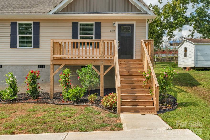 * Lower Price!* New 3-bed 2-bath ranch home comes with all the appliances including a new fridge, stove, microwave, dishwasher, washer, dryer, and even 2" blinds. No HOA and has .23 acres of land. 

This beauty comes with central air, architectural shingles with 25-year warranty, a back deck and separate grilling patio with plenty of room for entertaining, a true covered "sitting" front porch with room enough for furniture, granite level 1 on counters & vanities, large fans, wood cabinets with soft-close drawers, 12-mil LVP Flooring for durability, and so much more! 

This home located right before Cleveland House Assisted Living, near the Cleveland County Fair in Shelby (5-7 minutes), Atrium Health, Rt 74, and the New U.S. 74 Shelby Bypass. City water & city sewer. The sewer line runs all the way to Wyke Rd and has a pump.