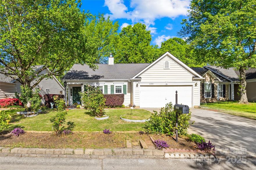 Great Room = Great Life. Vaulted ceilings and open vibes create the kind of space where life just works—whether you're hosting friends, hanging with family, or soaking in a quiet night by the fire. The layout nails the balance: open-concept where it counts, yet smartly separated for privacy. The kitchen flows seamlessly into the main living area, and every room feels neat, clean, and truly move-in ready. Bedrooms offer comfort, ceiling fans, and generous closets, with even more storage in the garage and backyard shed—perfect for hobbies, tools, or seasonal overflow. The flat, fenced yard is a blank canvas for entertaining, gardening, or relaxing in peace. And the neighborhood? It delivers: sparkling pool, tennis and volleyball courts, walking trails, playground, picnic area, and year-round community events that bring neighbors together. All in the heart of Steele Creek—close to shopping, dining, Lake Wylie, and everything Charlotte has to offer.