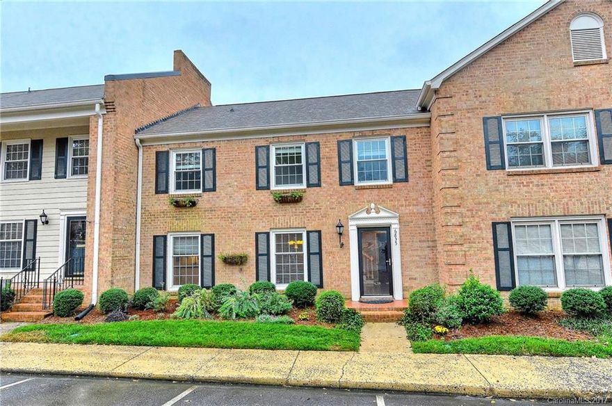 Desirable Southpark location featuring HW floors in foyer, DR, LR, and Family Room. Complete kitchen remodel in 2015 with new cabinets, upgraded granite, 18x18 porcelain tile, and subway tile backsplash. All windows replaced in 2011. HVAC replaced in October 2013. 3BR's up plus large home office or sitting room off master. Large outdoor enclosed patio with privacy and trees. Full brick construction. Refrigerator, washer and dryer included.