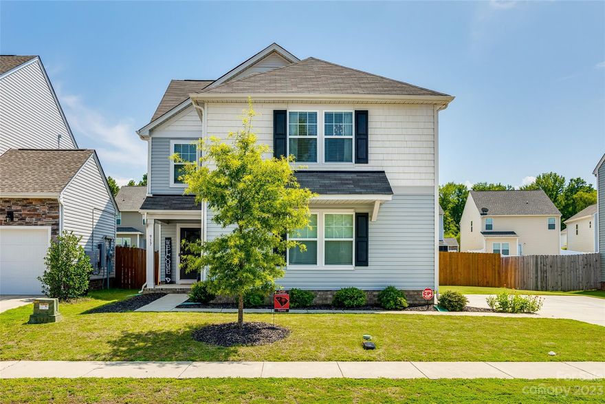 Welcome to your dream modern home in the heart of Rock Hill! Stunning 2-story in Roddey Park boasts elegance & comfort, offering a perfect blend of contemporary design & functionality. An airy open floor plan that seamlessly connects the living, dining, & kitchen. Spacious living room is bathed in natural light, creating a warm & inviting atmosphere. Gleaming granite counters grace the kitchen, providing a stylish & practical workspace. All-new light fixtures throughout, adds a touch of sophistication to every room. Cozy loft space, perfect for a home office or play area. With 3 bedrooms and 2.5 baths, this home provides ample space! Primary bedroom w/ an ensuite bathroom, offering the perfect retreat! Spacious patio to entertain guests. Plus private fenced backyard. Features a 2-car side load garage maintaining the sleek curb appeal. Offers easy access to amenities, including parks, shopping centers, & schools. Schedule a tour & witness the charm & luxury this home has to offer!
