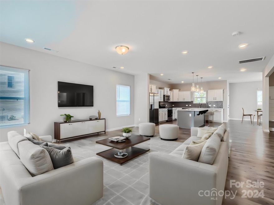 Welcome to the pristine neighborhood of Morgan Hills. This home was built in 2022 boasting warm brown floors, open floor-plan and two living areas plus dining room ! A few of the notable upgrades in the kitchen include: oversized kitchen island seating, extended kitchen countertops, upgraded handle knobs on cabinets, upgraded fixtures, quartz countertops & stainless steel appliances. 
Large private dining area next to the outdoor patio. Retreat upstairs to the primary bedroom with walk in closest and luxury en suite. Additionally you'll find a generous size loft area/2nd living area, laundry room, 2 bdrms, unity room, linen closets & full bathroom. 
Comp: 1227 Freeman View Drive sold for $308k on 8/2023 - same model (the Hudson) with none of the upgrades listed above. 
Seller lived in home less than 1.5years, relocated for job. Home was appraised at $310k when purchased. (Appraisal in attachments) Home is virtually staged. All utilities are on one monthly bill