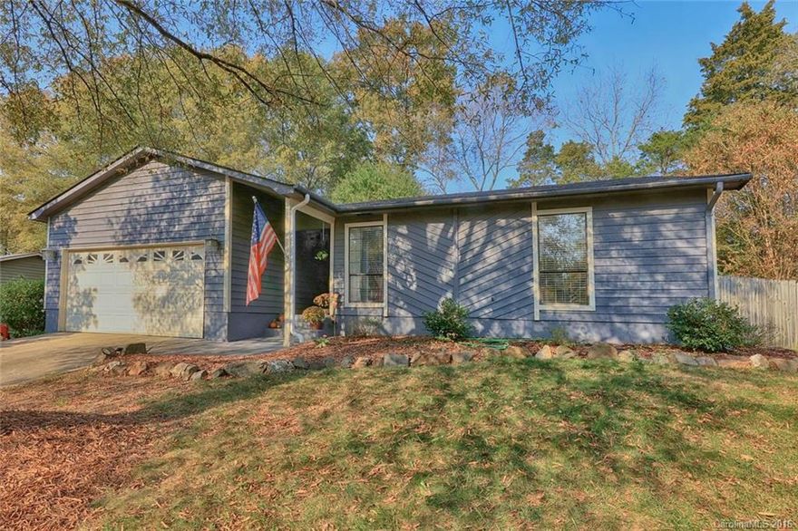 Charming Ranch home in a fabulous, desirable Charlotte neighborhood. Split plan,3 bedroom, 2 bath with wonderful outdoor entertaining space and fenced yard. Oversize Master Suite with two walk-in closets and private bath. Updated kitchen with granite counters and stainless steel appliances. Close commute to shopping, dining, & work. Highly rated schools.