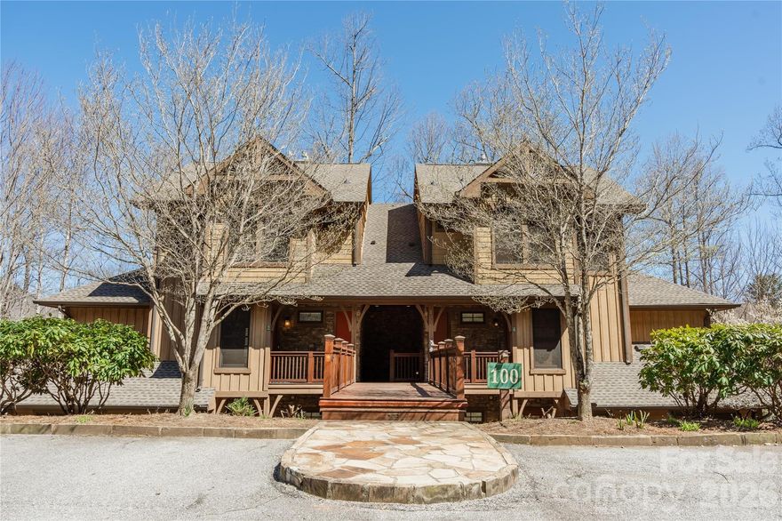 Upon entering this brand new listing at 100 Saddle Notch Lane A-1, take a deep breath of fresh mountain air. This condominium boasts an incredibly unique open space, living design and two bedrooms and two bathrooms. The open floor plan offers breathtaking mountain and lake views. A hidden gem that provides a peaceful, serene and inspiring living experience in the heart of stunning Bear Lake Reserve. From the moment you step through the door you'll feel at home. Lush upgraded lighting, appliances and the option to purchase fully furnished or customize this one-of-a-kind private oasis. Sip something good while you cozy up and watch nature unfold in front of you. The rich wood trim and cabinets along with ample natural light, give this space an all-for-seasons charm and spa-like feel. This meticulously curated home offers unparalleled comfort and luxury. With a simple touch, a warm log fireplace provides a cozy ambiance, perfect for unwinding after a busy day of outdoor adventures.The property serves as an ideal venue for entertaining guests or savoring the tranquility of nature, with its proximity to serene woods and tranquility waters. Residents of this amenity-rich community will find themselves with an abundance of opportunities for outdoor recreation. Hiking scenic trails near picturesque natural springs and rushing creeks, golf the exclusive Jack Nicklaus-designed nine hole course while taking in the breathtaking beauty of the Blue Ridge Mountains, or engaging in a friendly matches of tennis or pickle-ball are just of the few activities available. Bear Lake, the crown jewel of the property offers a plethora of water-based activities, including paddle-board, kayaks, water skiing, boating and fishing, A private Marina ensures that the lake life is effortless. Indulge in the serene ambiance of the Lake Club Resort, where exquisite dining awaits at its finest. Savor the flavors of a casual Tap Room, and delight the youngest members of your family with a menu crafted for discerning palates. For those seeking a active lifestyle, the state-of-the art fitness center offers a comprehensive range of amenities, including a sauna and steam room. Savor refreshing cup of coffee at the Bear N Bean Shop, where the freshest roasts from Blue Ridge Bootleg Coffee are used. If you are not a full-time your preference, considering renting the this beautiful condo on the resorts rental program, allowing it to generate income for you. Experience the ultimate in the all-inclusive heavenly haven and realize your mountain get-away dream. Please click on the video for more details.