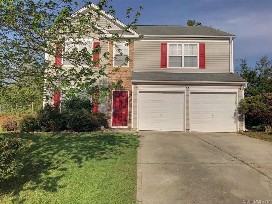 Spacious two story home that is bright and roomy in Highland Creek! Upgraded molding. Kitchen has tile floors, gas range and breakfast area. Large master with walk in closet, master bath with garden tub and separate shower. Nice size secondary bedrooms. Cul-de-sac lot with back patio that over looks wooded area for added privacy. Priced to sell. Buyer to verify schools.