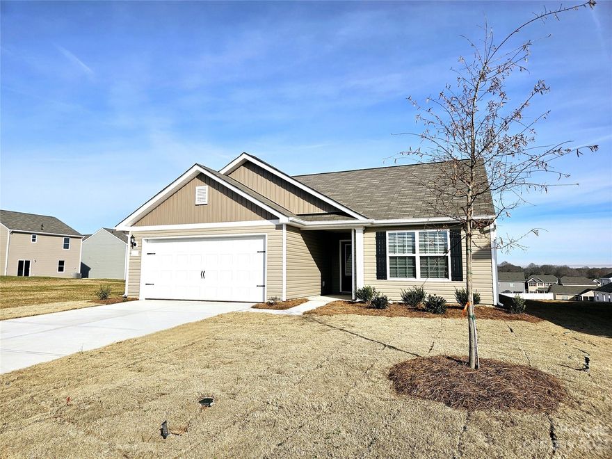 This three-bedroom home has space for all your needs! A gorgeous kitchen with tons of counter space 
and a breakfast bar overlook the living area. The chef-ready kitchen boasts stainless steel appliances, 
granite countertops, 36” upper wood cabinets with crown molding and more. The master suite is a 
highlight of this home. A large window allows for plenty of natural light to brighten up the space. The 
master bathroom includes a spacious vanity and a walk-in shower.