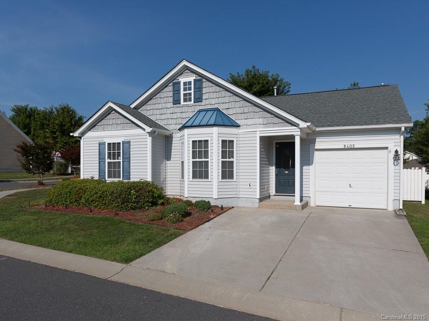 Ready to move in! Fresh paint and clean as a whistle! All appliances convey including washer/dryer, gas log fireplace in living room, hot tub, fenced patio. Community pool, fitness center and a club house, within walking distance to restaurants and shopping, quick commute to Charlotte. USDA Eligible!!! Don't miss out on this one.