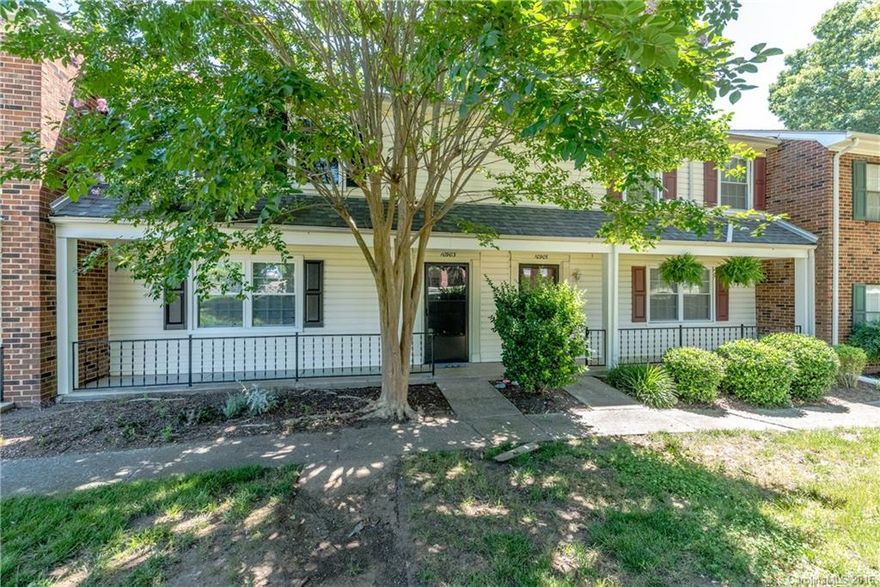 Fresh paint throughout!  New carpet throughout!  Kitchen has cool stained concrete floor, pantry, white appliances, and breakfast area. Laminate floors through living & dining rooms. Upstairs the master suite features dual closets.  Master bath has laminate floor, single vanity, and tub shower combo with tile surround.  Two spacious guest room share a hall bath with tile flooring. Patio with storage unit is just outside.  Swim tennis neighborhood.