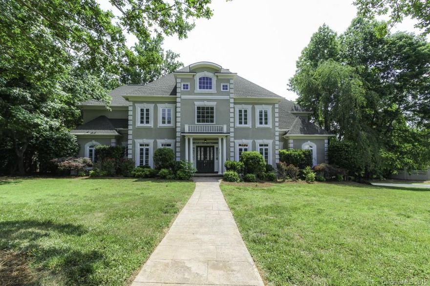 Spectacular 5 BR/4.5 BA - minutes from Ballantyne and Southpark. Great room has a fireplace, floor to ceiling windows. Stainless steel appliances (including a double oven), a kitchen island, granite counters & a fireplace.  Boasts formal living and dining room, hardwood floors & an expansive first floor master suite with his/her closets, garden tub, dual vanity & access to the patio.  The screened in patio looks out into a well-manicured fenced back yard.