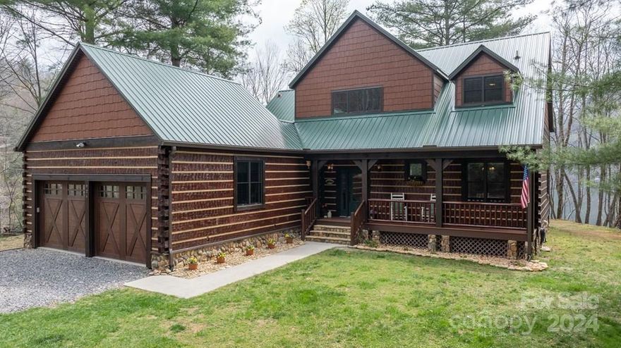 This House is the best opportunity on Lake Nantahala - total renovation in the last 2 years, very private, great lake front and mountain views. There's a new kitchen, new bathrooms, whole house Generac generator, new roof, flat lot. Great access to dock. No homeowner's association. A RARE find on Lake Nantahala. Call agent for more information.