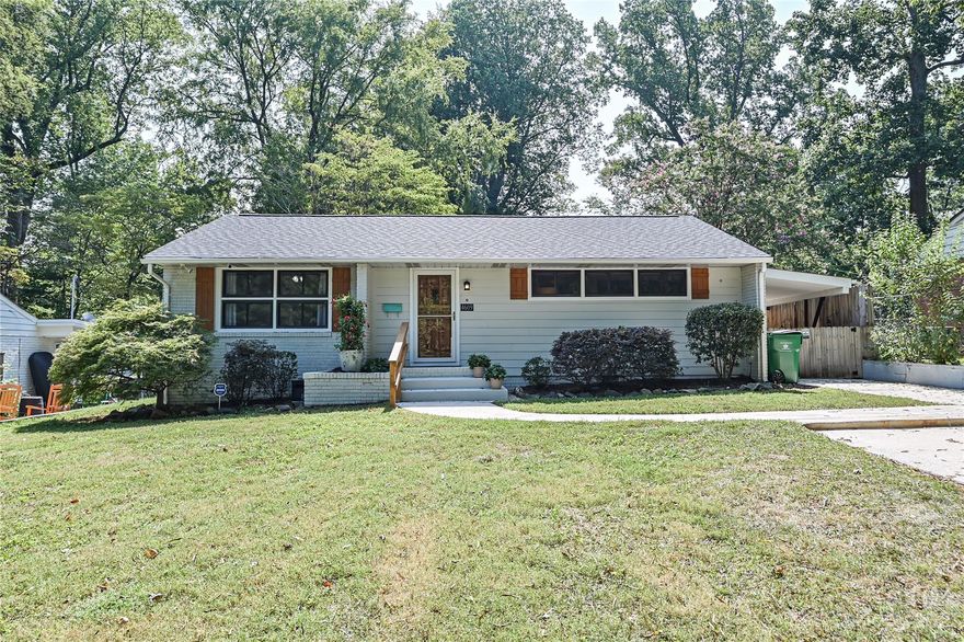 Beautiful Ranch in desirable Selwyn Park! This home features an open floor plan w/ hardwood flooring. Shaker style cabinets in Kitchen, SS appliances, granite countertops. The Primary suite (addition) is pure luxury ~ walk-in closet, vaulted ceiling, French doors leading to rear deck; and bonus “office nook” or sitting area. Primary bath offers a lg shower with tile, frameless glass, marble double-vanity, built-in Alexa speakers. The home is filled with natural light & move-in ready! Fenced rear yard w spacious deck, covered side patio & storage shed. Ample parking. Easy access to Lightrail, shopping, dining & entertainment.