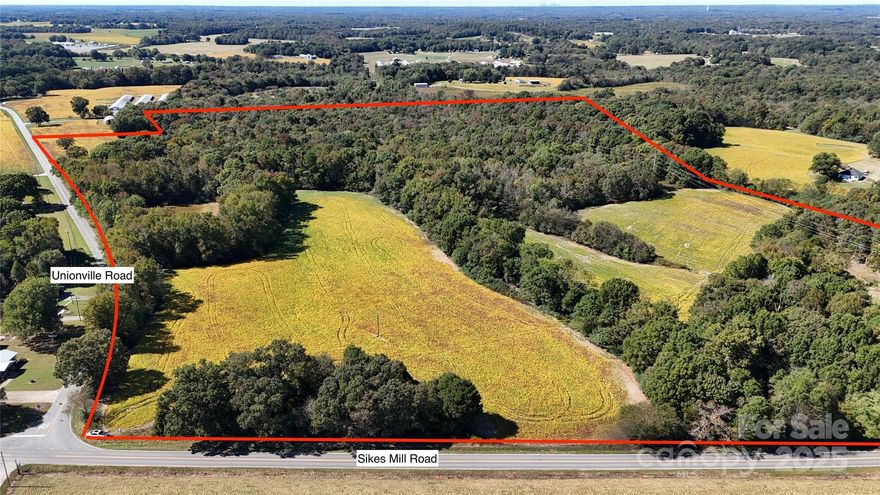 Rare opportunity to own 75+/- acres in highly sought after Unionville. LOCATION! LOCATION! LOCATION! Property is located at the corner or Sikes Mill Road and Unionville Road with a great mixture of mature hard woods and farm land. Whether you are looking for an investment, future homestead site, or small development, this property delivers endless possibilities. Minutes to schools, Monroe By-pass, and shopping.