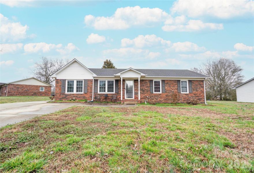 Charming 3 Bedroom, 1.5 Bath brick ranch home situated on a spacious .54 acre lot! This home offers comfortable single-level living with a functional layout and plenty of outdoor space to enjoy. Step outside to your own backyard retreat featuring an above-ground pool, perfect for outdoor entertainment, along with three storage sheds providing ample space for tools, hobbies, or additional storage needs. With solid brick construction and a generous lot size, this property offers both durability and room to spread out. Schedule your showing today!