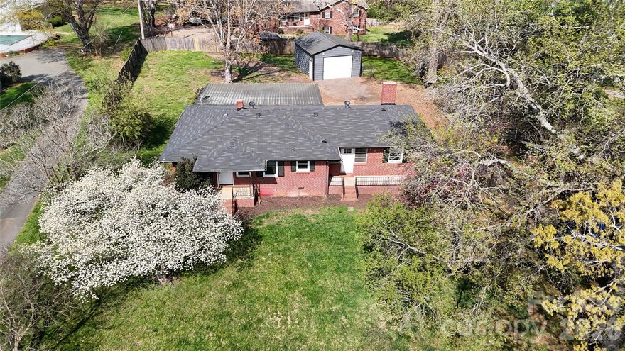 This is the kind of home that is getting harder and harder to find brick. Features include  a large .7 acre lot, brick home, detached garage, newer roof and at an affordable price. The carport would make a great place for parking or a nice covered porch area. The detached garage is wonderful for storage or hobbies. Quit throwing your money away on rent and invest in your future.